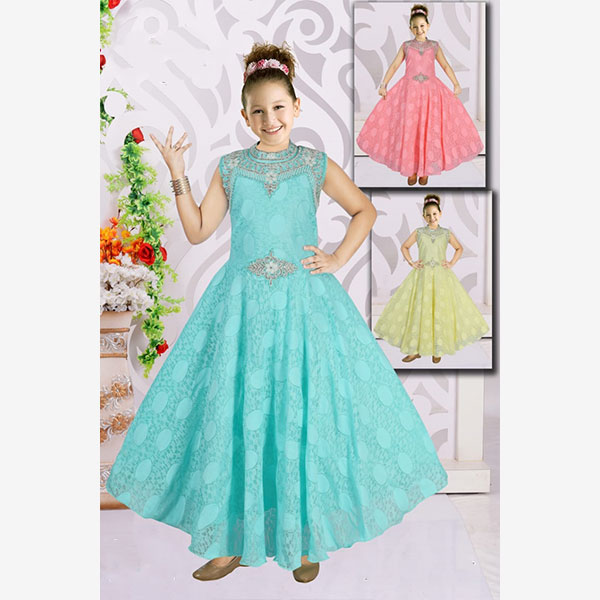 Girls Dress Green